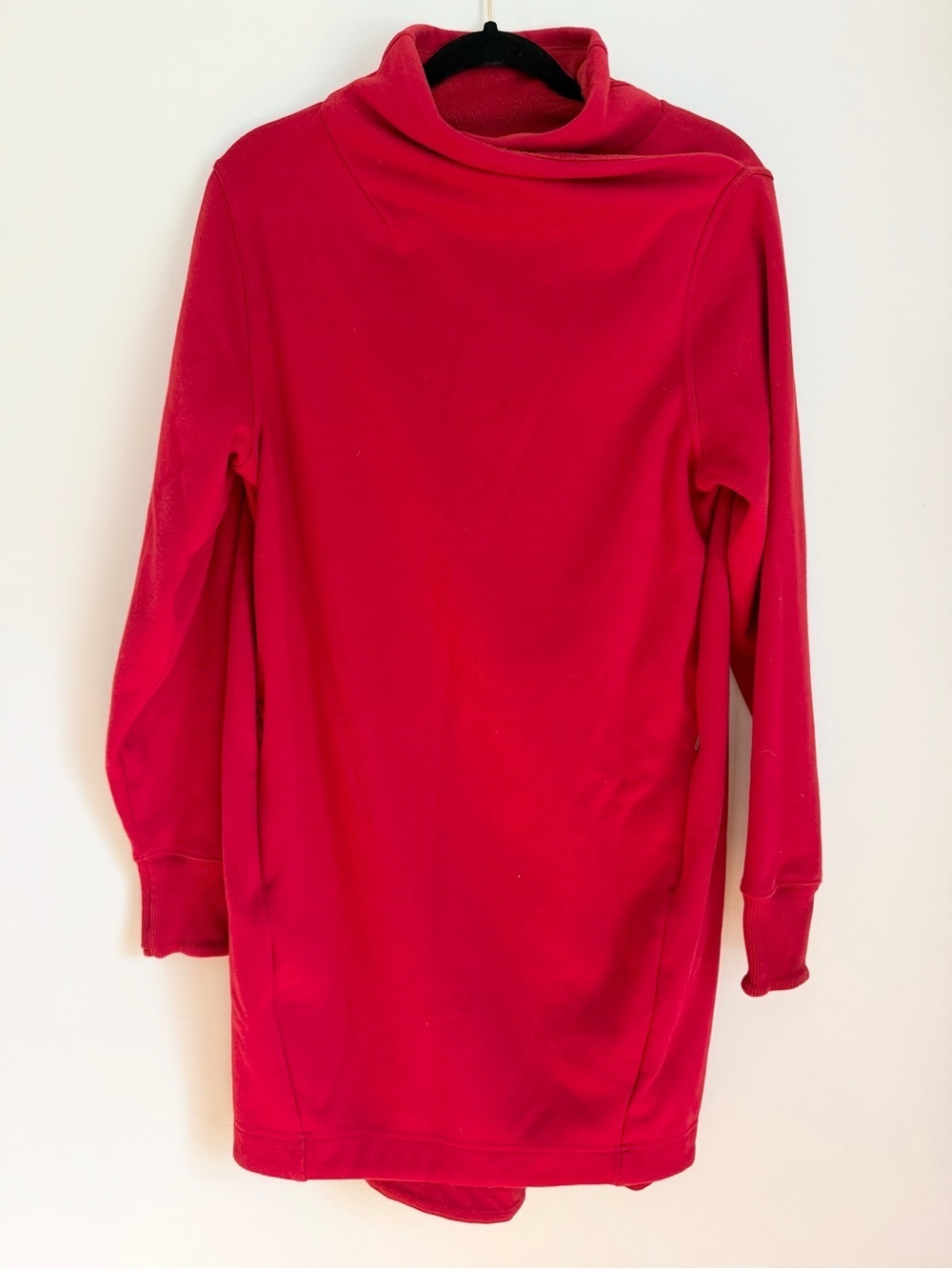 ATHLETA Cozy Karma Mock Neck Dress, Size M/P Red